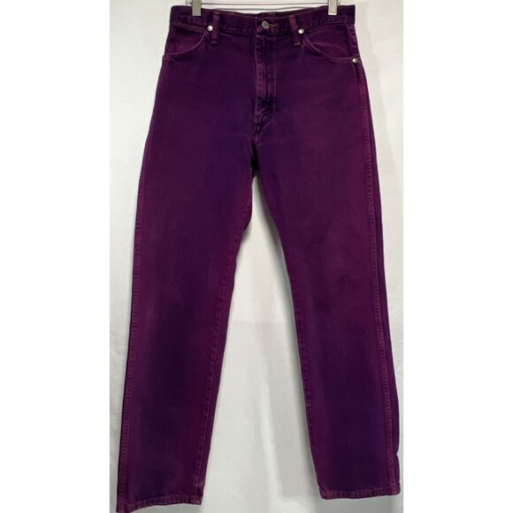 Wrangler Cowgirl Jeans Purple 9x32 - Picture 3 of 9